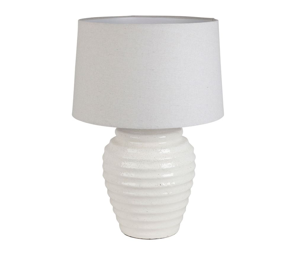 Lampunjalka + varjostin valkoinen Terracotta