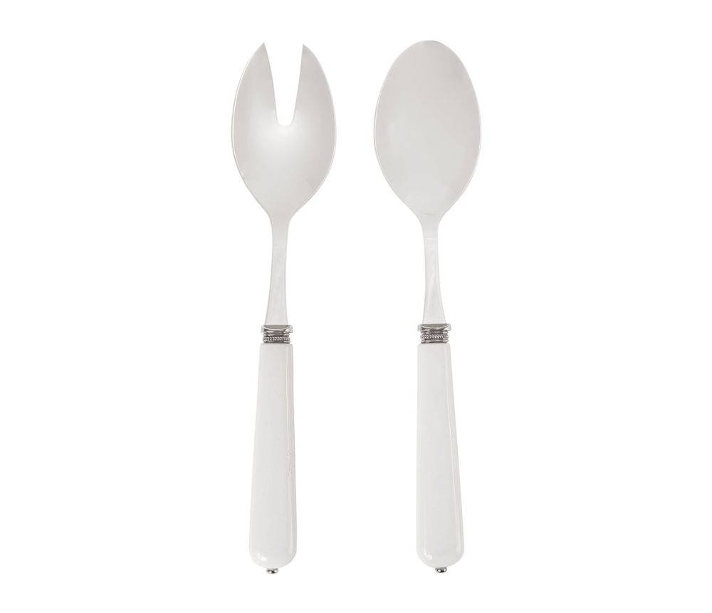 Salaatinottimet Lucie valkoinen