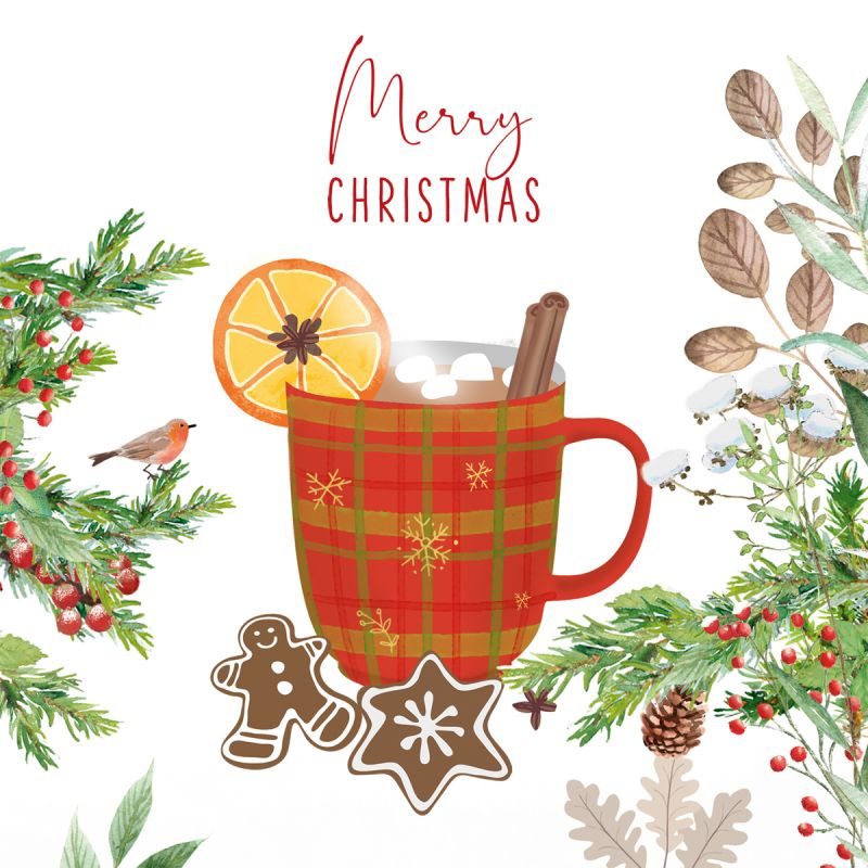 Paperiservietti Grog 33x33