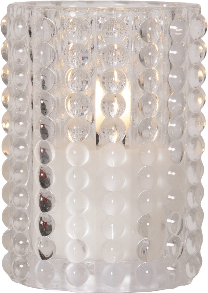 Flamme Dotty LED-kynttilä kirkas 13 cm 