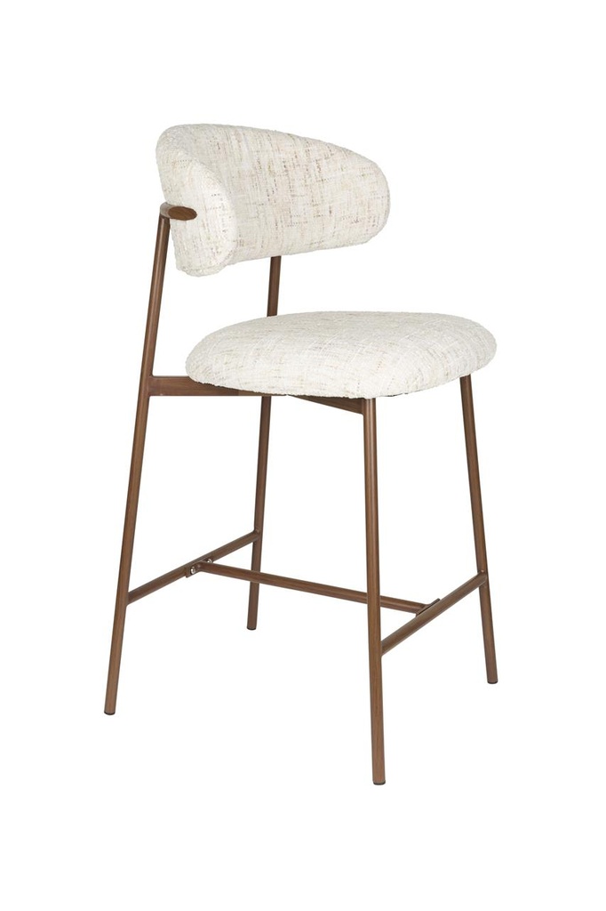 Counter tuoli Clara Luonnonvalkoinen