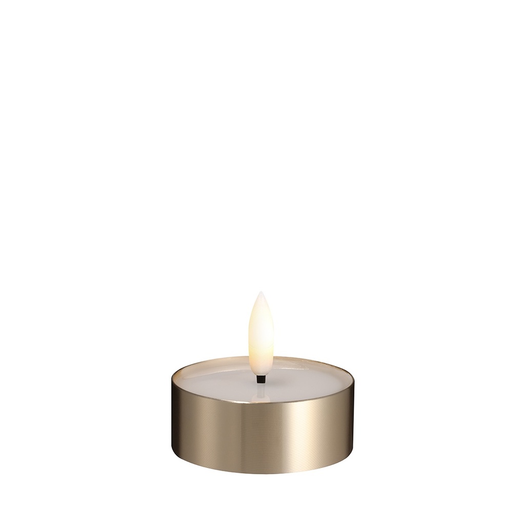LED Tuikkukynttilä Melted, Brass