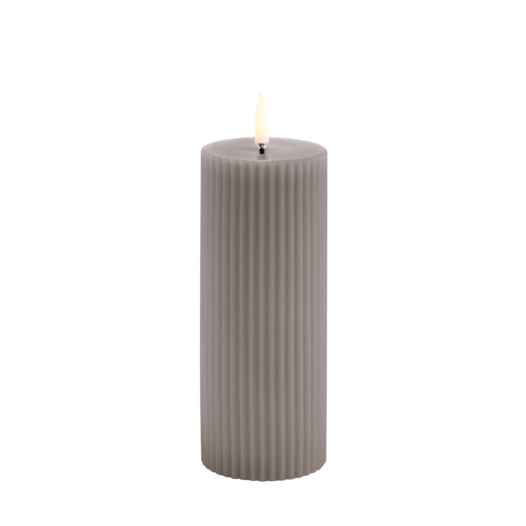 LED pylväskynttuilä-uritettu, sandstone 