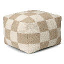 Rahi Puff Square 50x50 cm valkoinen/luonnollinen