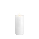 LED kynttilä, Rock, Melted,Classic White,74x150mm 