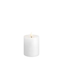 LED kynttilä, Rock, Melted,Classic White 74x100mm