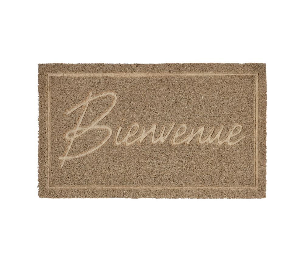 Ovimatto Bienvenue natural 73x43cm