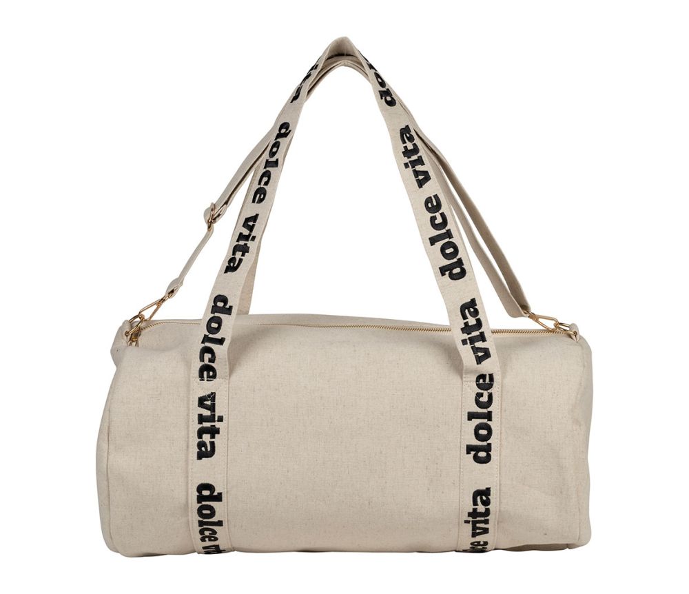 Laukku Dolce Vita, valkoinen-musta 50x26x26 cm