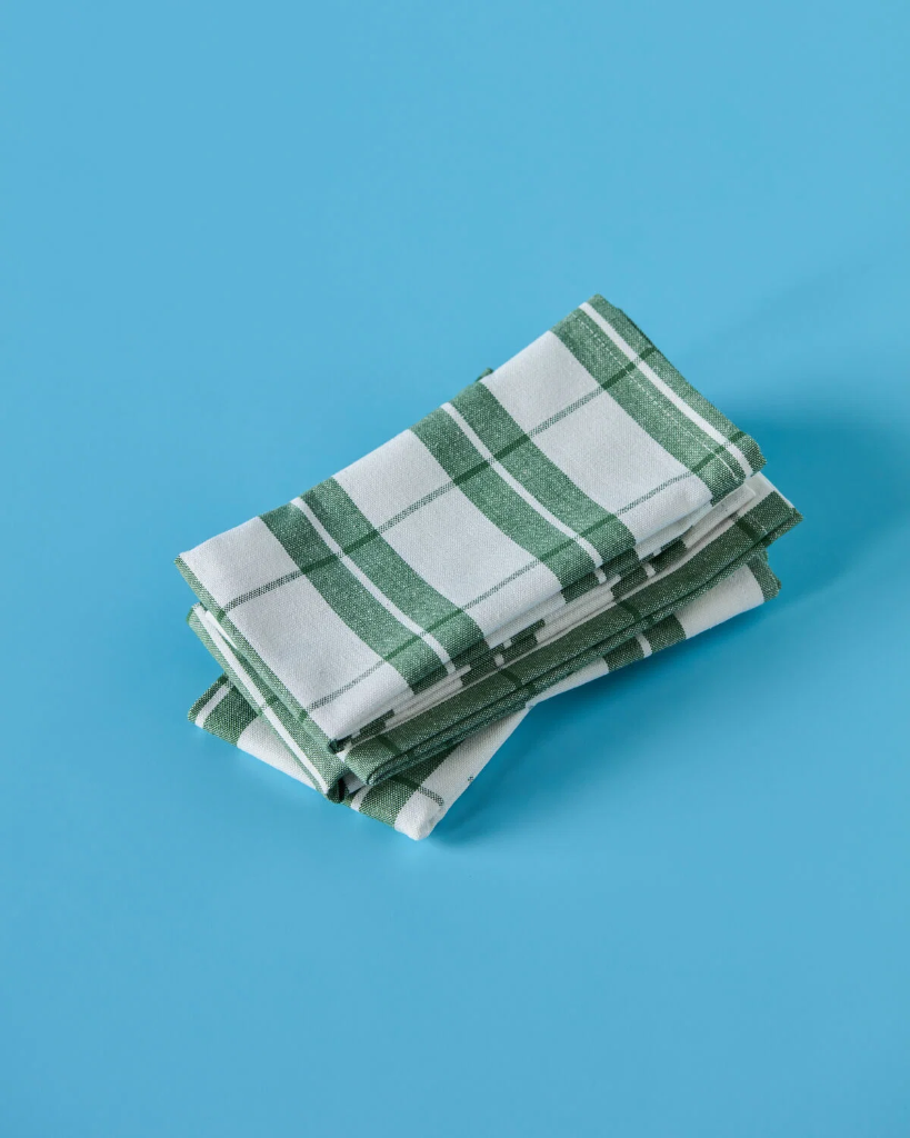 Kangasservietti Chef vihreä, 4 kpl