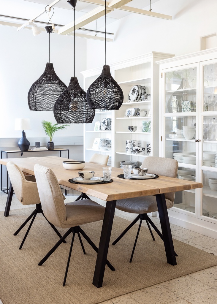 Ruokapöytä VINCI valkoöljytty tammi 240x95cm