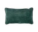 Tyynynpäällinen puuvillasametti vihreä 30x50cm