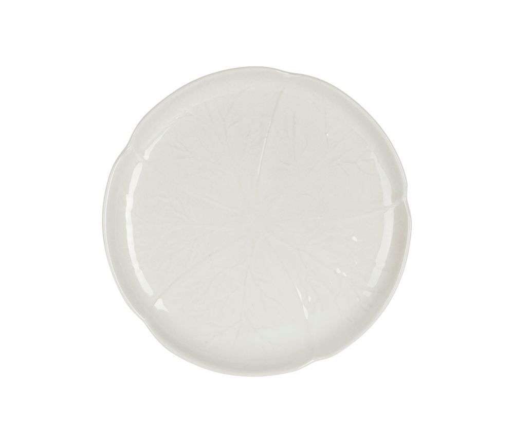 Jälkiruokalautanen Garden White 21 cm