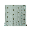 Paperiservetti sydän vihreä 33x33cm 