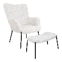 Nojatuoli + Rahi Teddy - valkoinen