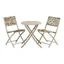 Ulkopöytä ja 2 ulkotuolit 