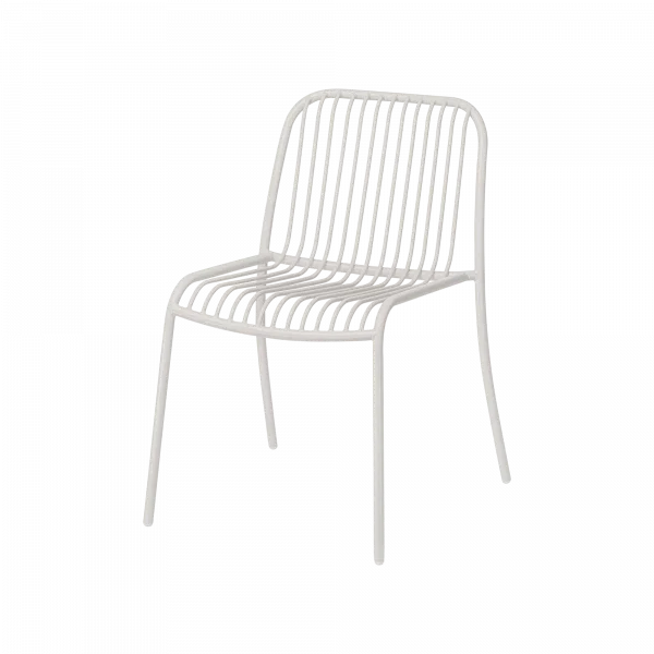 Ulkotuoli YUA WIRE silk gray 