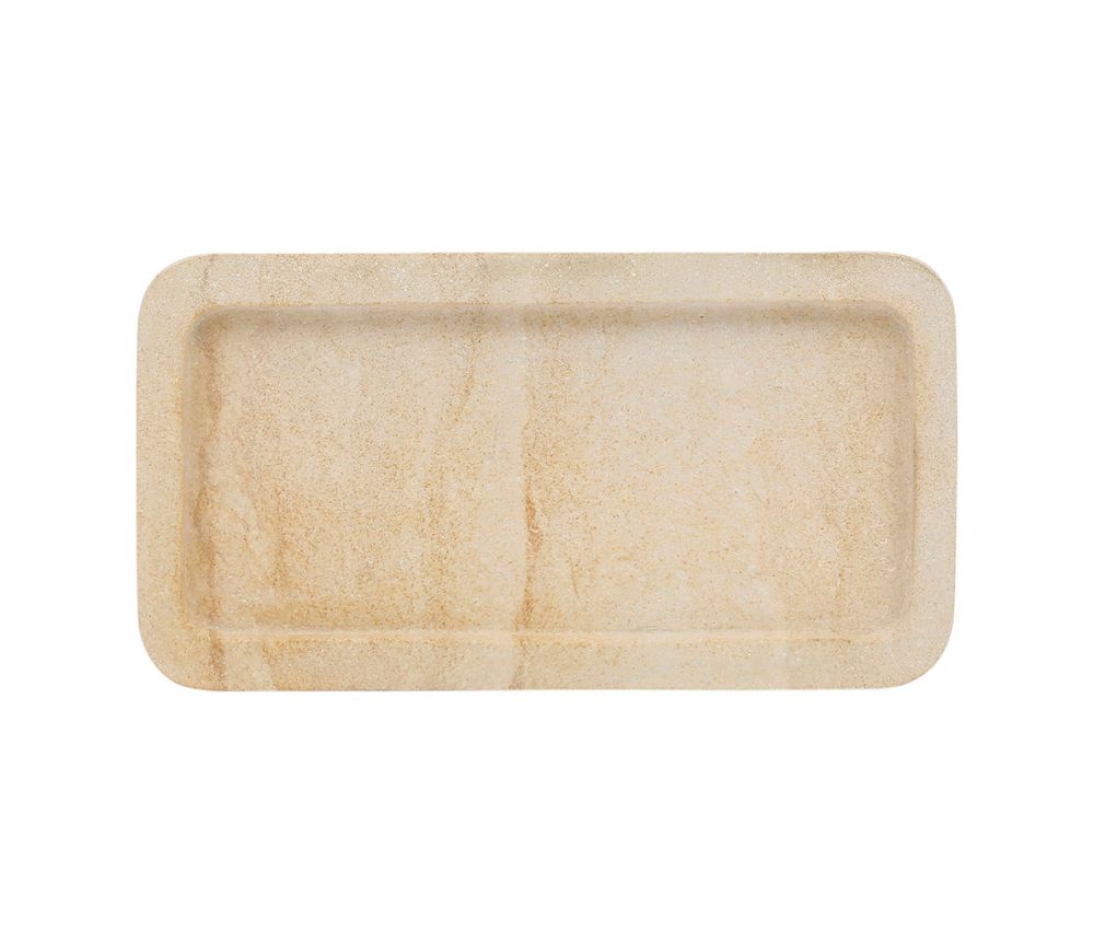 Marmoritarjotin 28x15 cm beige