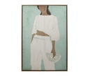 Taulu WOMAN green 80x120 cm  
