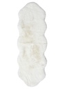 Tekotalja FLUFFY valkoinen 60x180 cm