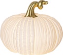 Pumpkin pöytäkoriste valkonen 15cm