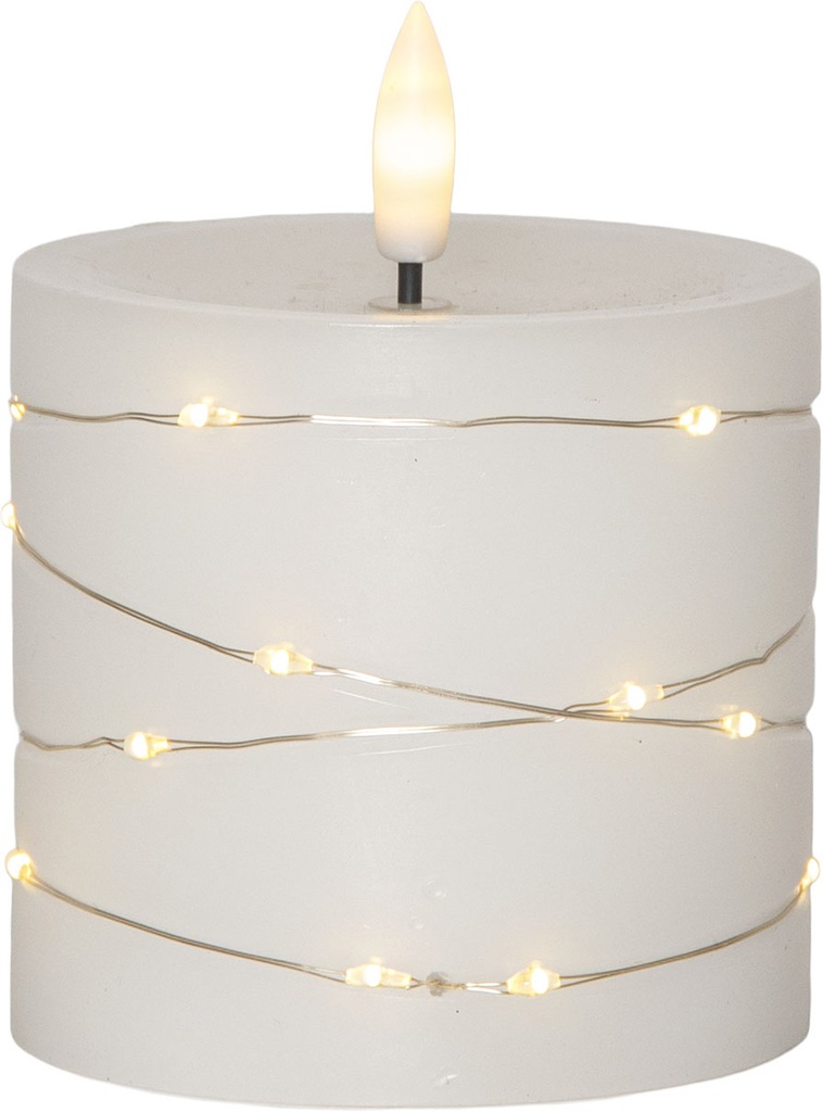 LED-kynttilä valoilla 10 cm