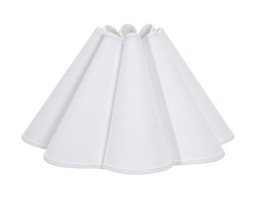 [2521-FR01] Lampunvarjostin Freja 21cm valkoinen