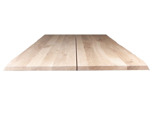 [90502-705008] Ruokapöytä CURVE 130x72 cm valkoöljytty 