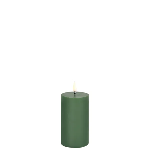 [UL-PI-OG06010] Led-Kynttilä Olive Green, 5,8x10,1cm