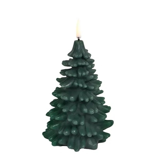 [UL-XT-PG18] LED kynttilä- CHRISTMAS TREE 10x15 cm pine green 