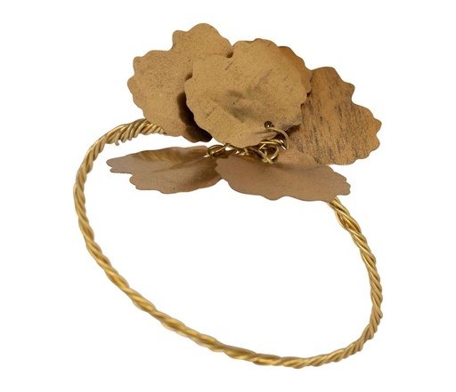 [39189] Servettirengas Kulta Kukka