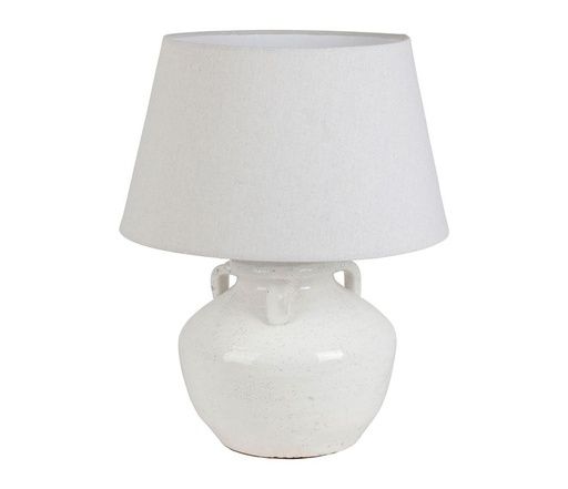 [40995] Lampunjalka + Varjostin valkoinen Terracotta   