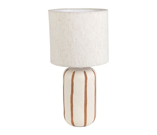 [78839] Lampunjalka ja varjostin Raita ruskea/luonnonvalkoinen