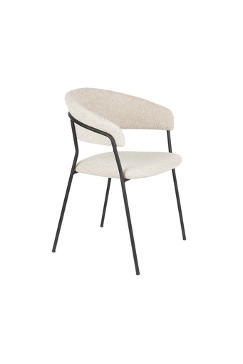 [1200258] Ruokapöydän tuoli Cheri musta runko