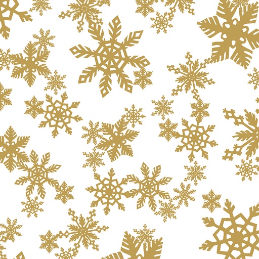 [333003133] Paperiservietti Cristalli Di Neve 33x33  