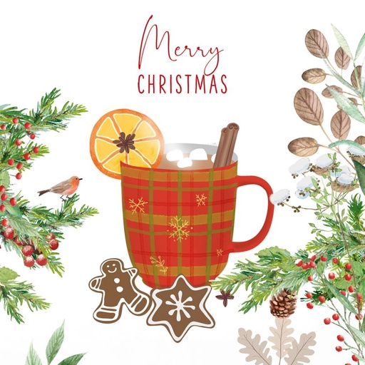 [333002418] Paperiservietti Grog 33x33