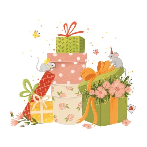 [133002614] Paperiservietti Juhlalahjoja 33x33 