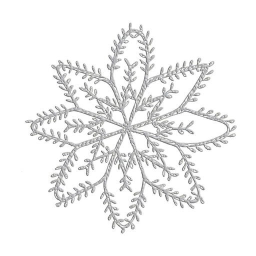 [333102843] Paperiservietti Atelier Cristal Embossé Argent 33x33 