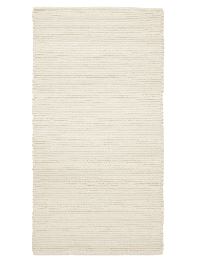 [MR150WH] Villakäytävämatto Merino 80 x 150 cm valkoinen