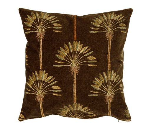 [41180] Tyynynpäällinen Palmiers ruskea 45 x 45 cm 