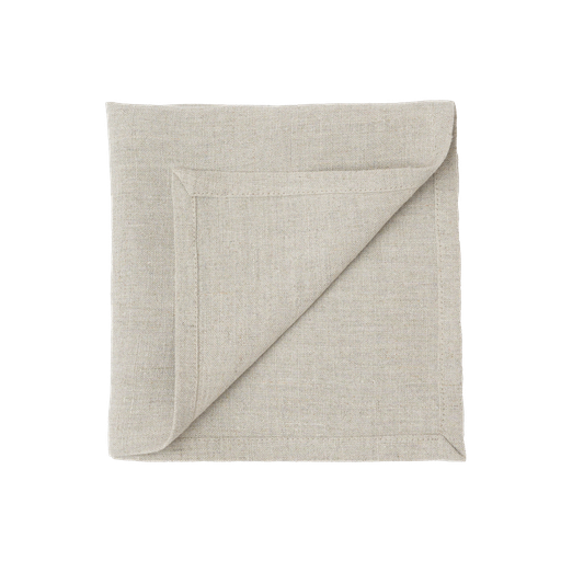 [100129-01-040] Kangasservetti Pise Naturel 40x40cm