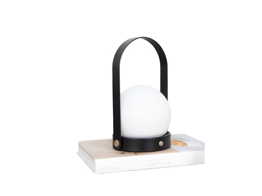 [20316-black] Ladattava LED-valaisin David musta