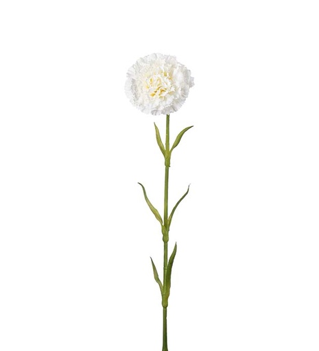 [4952-11] Tekokukka Neilikka Valkoinen