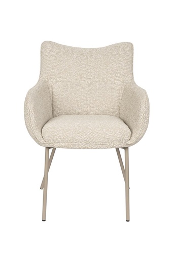 [1001483] Käsinojallinen tuoli Janet Beige