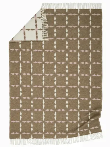 [THTIPI] Ruutu villa-viltti Beige