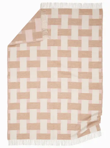 [THWEPI] Ruutu villa-viltti Rosa 