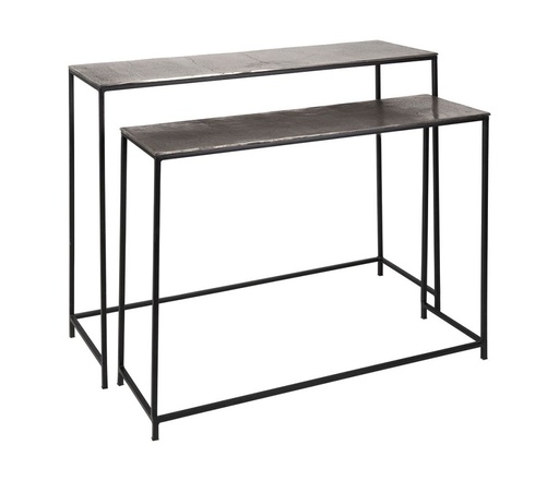 [39905] Konsolipöytä Felix Silver 2 kpl setti 