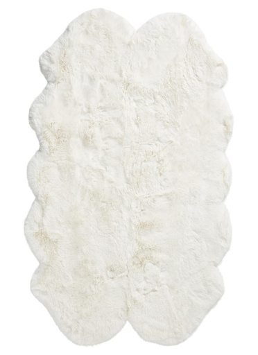 [KF20400] Tekotalja FLUFFY valkoinen 120x180 cm