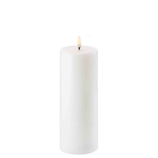[UL-PI-NW-C78020] LED-kynttilä, Nordic white 7,8x20 cm