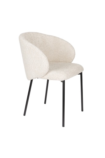 [1100665] Tuoli Aiana luonnonvalkoinen