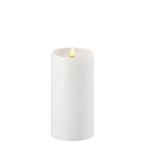 [UL-PI-NWS-C78015] LED kynttilä, Nordic white 7,8 x15 cm, kovera